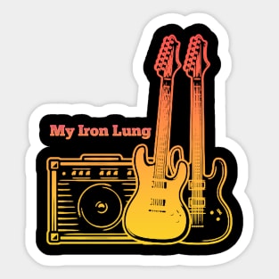 My Iron Lung Play With Guitar Sticker